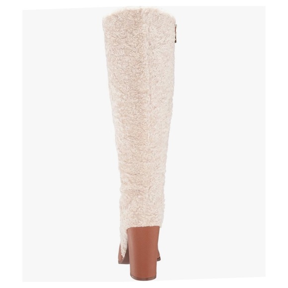 Kenneth Cole Boots Cozy Knee High Boot NEW IN BOX Leather & Shearling Size 6.5 - Picture 10 of 12